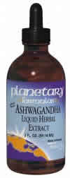 Ashwaganda Liquid Herbal Extract - Lemon 1 fl oz from PLANETARY FORMULAS