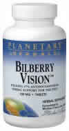 Bilberry Vision 60 tabs from PLANETARY FORMULAS