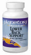 Lower Back Support 60 tabs from PLANETARY FORMULAS