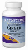 Full Spectrum Ginger Extract 60 tabs from PLANETARY FORMULAS
