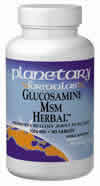 Glucosamine MSM Herbal 90 tabs from PLANETARY FORMULAS