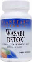 Wasabi Detox 200mg 30 tabs from PLANETARY FORMULAS