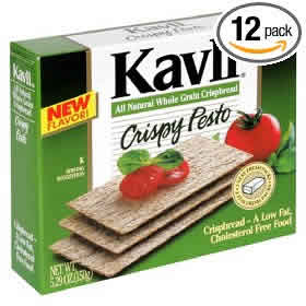 CRISPBREAD,CRISPY PESTO Case of 12 / 5.29 OZ from Kavli Crispbreads