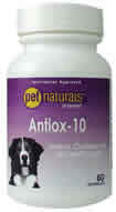 Antiox for Dogs 10 mg 60 caps from PET NATURALS OF VERMONT