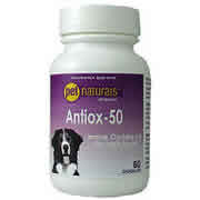 Antiox for Dogs 50 mg 60 caps from PET NATURALS OF VERMONT