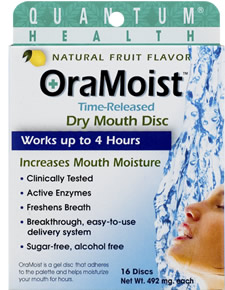 OraMoist Dry Mouth Disc 16 discs from QUANTUM