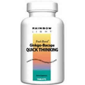 Gingko-Bacopa Quick Thinking 60 tabs from RAINBOW LIGHT