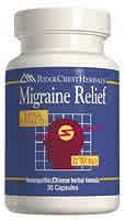 Migraine Relief 60 caps from RIDGECREST HERBALS