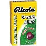 Breath Mints Mountain Herb 25 gm from RICOLA