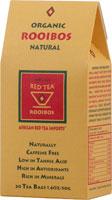 AFRICAN RED TEA: Organic  Kosher Rooibos Natural Red Tea 20 bags
