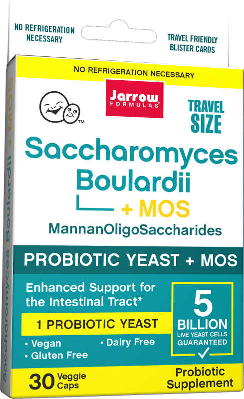 JARROW: Saccharomyces Boulardii Plus MOS PER CAP 30 CAPS
