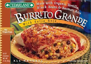 BURRITO GRANDE,SALSA Case of 12 / 10 OZ from Cedar Grove Cheese