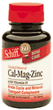 Cal/Mag/Zinc 500/250/25mg 90 tabs from SCHIFF/BIO FOODS