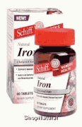 Chelated Iron Tablets 60 tabs from SCHIFF/BIO FOODS