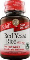 Red Yeast Rice 600mg 60 tabs from SCHIFF/BIO FOODS