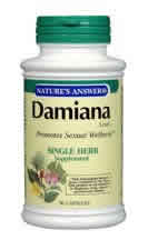 Damiana Leaf 90 caps from NATURE'S ANSWER