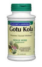 NATURE'S ANSWER: Gotu-Kola Herb 90 caps