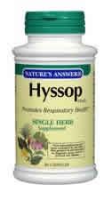 Hyssop Herb 90 caps from NATURE'S ANSWER