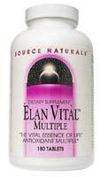 Source naturals - Elan vital multiple 180 tabs