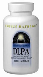 DL-Phenylalanine 375 mg 60 tabs from SOURCE NATURALS