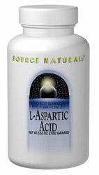 L-Aspartic Acid  Powder 100 gm 3.53 oz from SOURCE NATURALS