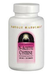 N-Acetyl Cysteine 600 mg 60 tabs from SOURCE NATURALS