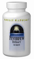 Feverfew Extract 50 tabs from SOURCE NATURALS