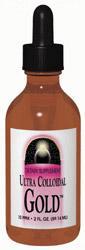 Ultra Colloidal Gold Liquid 10 ppm 1 fl oz from SOURCE NATURALS
