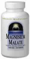 Magnesium Malate 1250 mg 90 tabs from SOURCE NATURALS