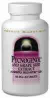 Pycnogenol 25 mg 60 tabs from SOURCE NATURALS