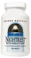 Night Rest 100 tabs from SOURCE NATURALS