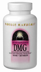 DMG 100 mg 30 tabs from SOURCE NATURALS