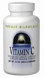 Sodium Ascorbate Buffered C Crystals 8 oz from SOURCE NATURALS