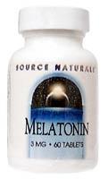 Melatonin 3 mg 120 tabs from SOURCE NATURALS