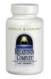 Melatonin Complex Sublingual Orange 50 tabs from SOURCE NATURALS