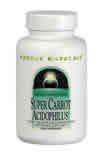 Super Carrot Acidophilus 50 caps from SOURCE NATURALS