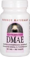 DMAE 351 mg 100 tabs from SOURCE NATURALS