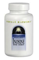 Inosine 500 mg 30 tabs from SOURCE NATURALS