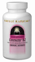 Coenzymated B-2 Sublingual 25mg 30 tabs from SOURCE NATURALS