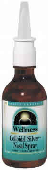 Wellness Colloidal Silver Nasal Spray 10 ppm 1 fl oz from SOURCE NATURALS
