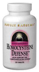 Homocysteine Defense 120 tabs from SOURCE NATURALS