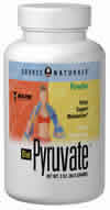 Diet Pyruvate 500 mg 60 caps from SOURCE NATURALS