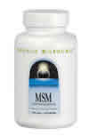 MSM (Methylsulfonylmethane) 750 mg 60 tabs from SOURCE NATURALS