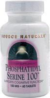 Phosphatidyl Serine 100 30 tabs from SOURCE NATURALS
