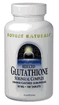 Glutathione Complex 50 mg 100 tabs from SOURCE NATURALS