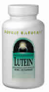 Lutein 20mg 30 caps from SOURCE NATURALS