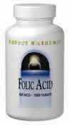 Folic Acid 800 mcg 200 tabs from SOURCE NATURALS