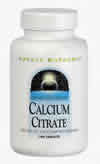 Calcium Citrate 1000 mg 90 Tabs from SOURCE NATURALS