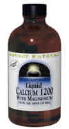 Calcium Magnesium Liquid 32 oz - 2400mg (Lactate) from SOURCE NATURALS
