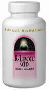 R-Lipoic Acid 50 mg 60 tabs from SOURCE NATURALS